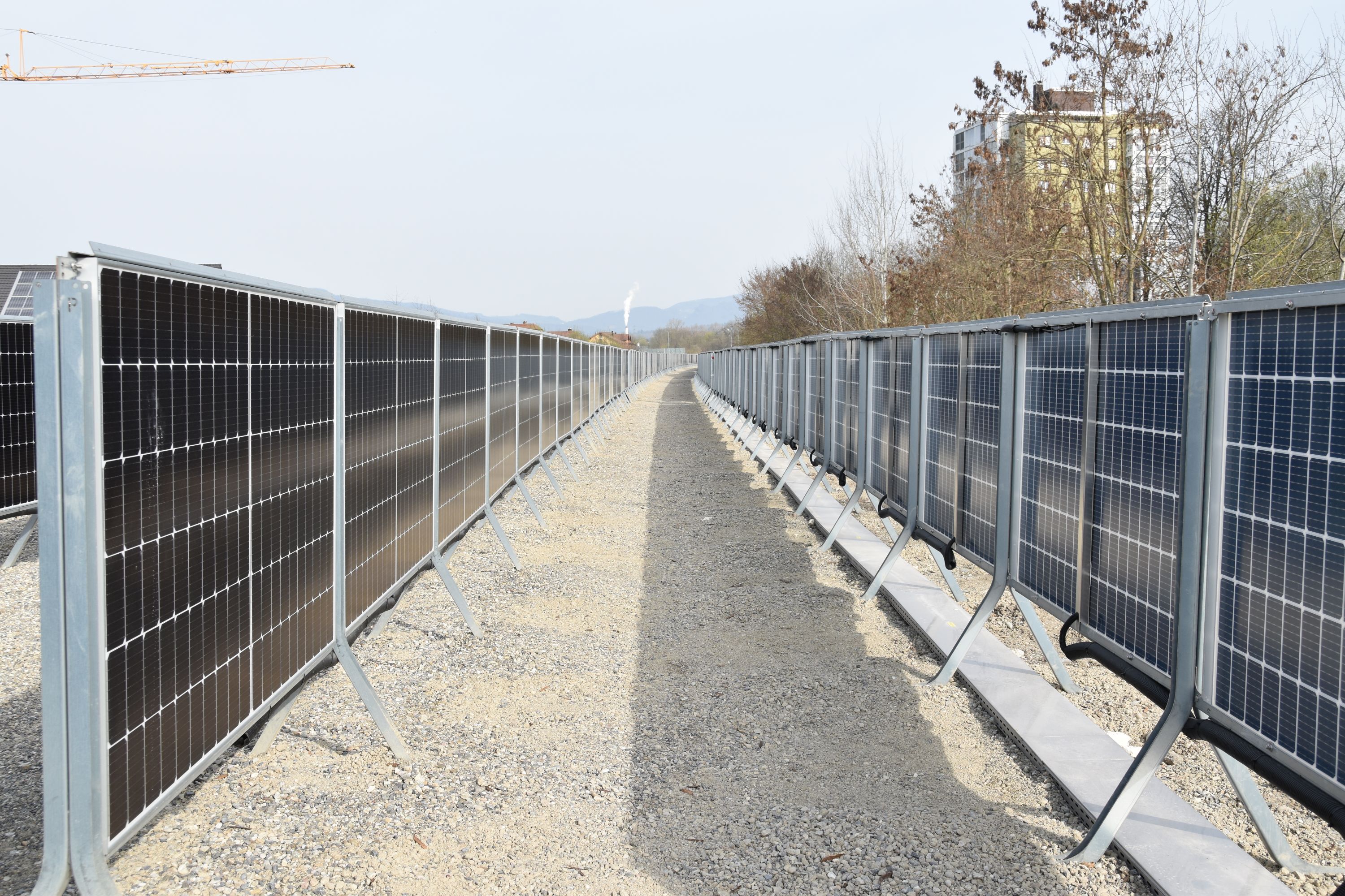 PV-Anlage auf der A2 Zofingen